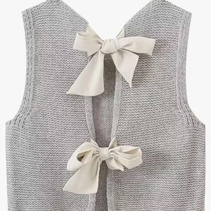 Crop Knit Vest
